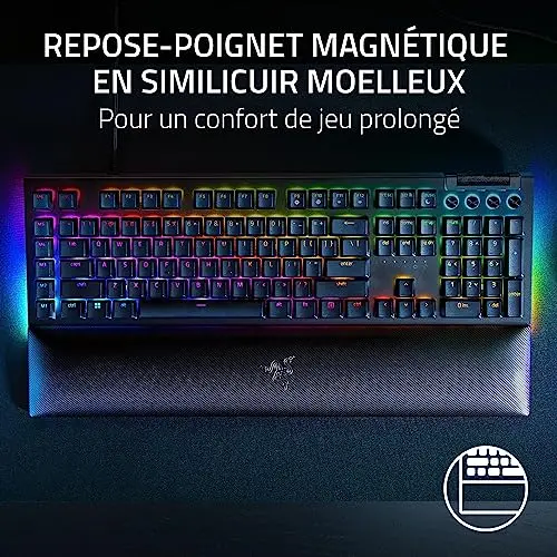 Razer BlackWidow V4 X Yellow FR - vue 5