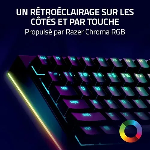 Razer BlackWidow V4 Pro 75% RGB sans fil Hot-Swap - vue 8