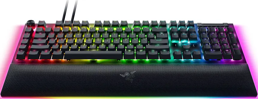 Razer BlackWidow V4 Pro RGB Noir - vue 2