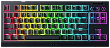 Razer BlackWidow V4 Tenkeyless HyperSpeed Noir - vue 1