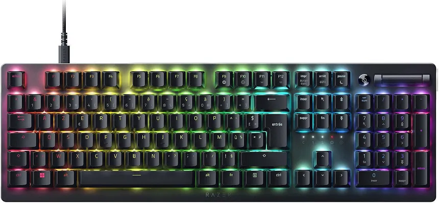 Razer Deathstalker V2 Optical Red LP Noir - vue 1