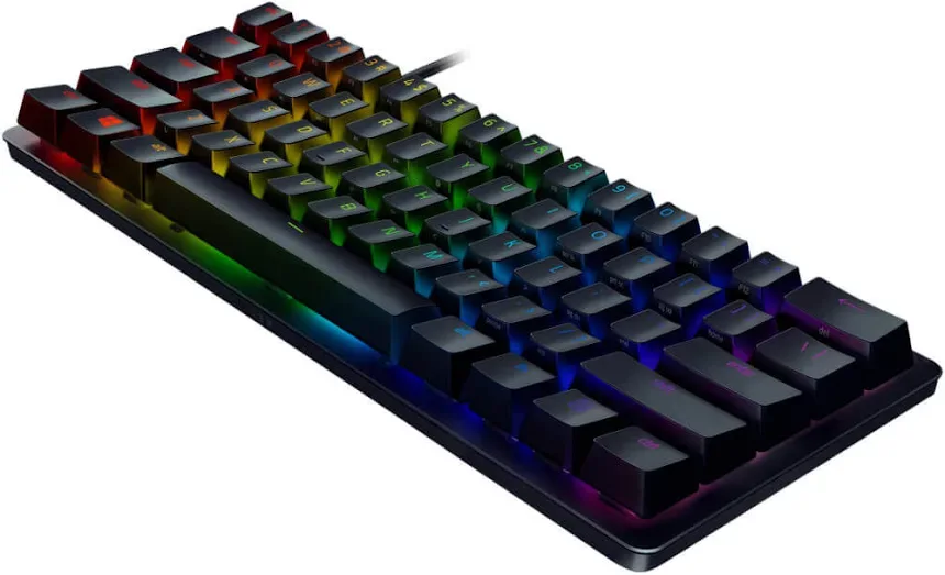 Razer Huntsman Mini 60% Purple - vue 2