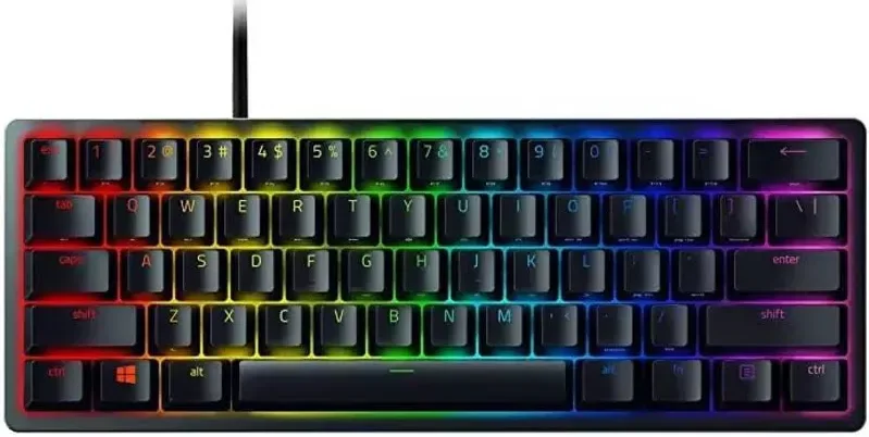 Razer Huntsman Mini Switch optique sonore Violet RGB - vue 1