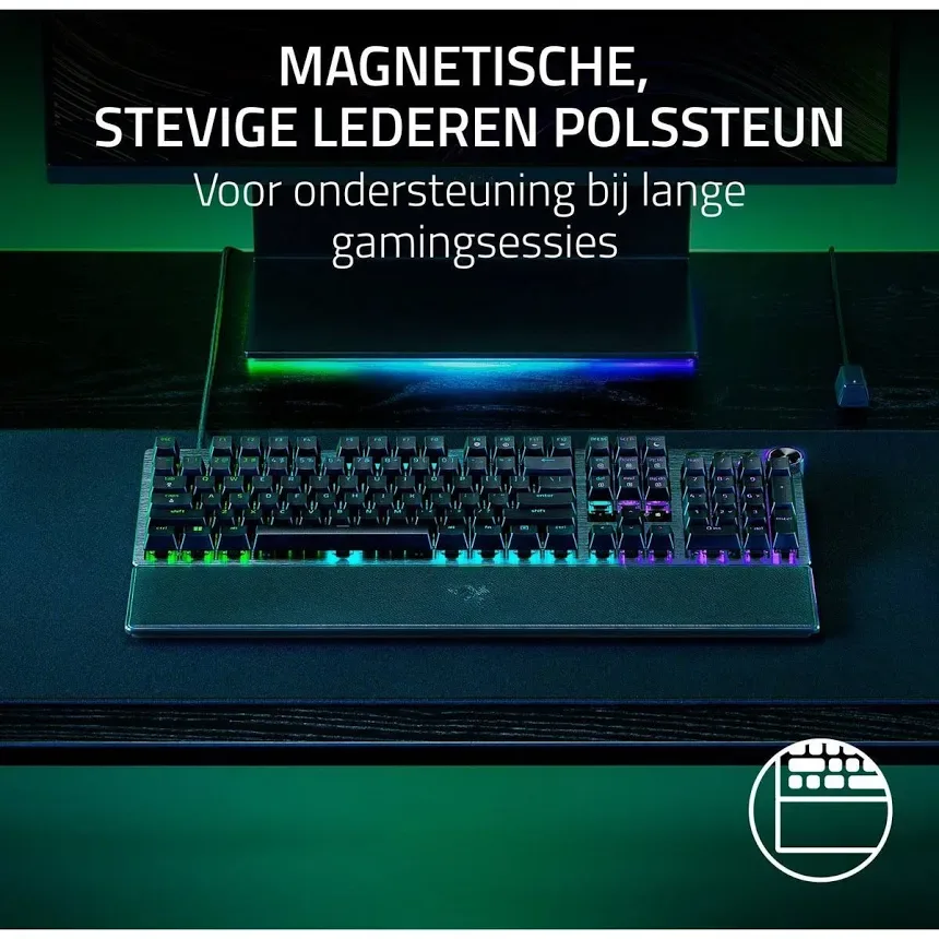 Razer Huntsman V3 Pro Noir - vue 3