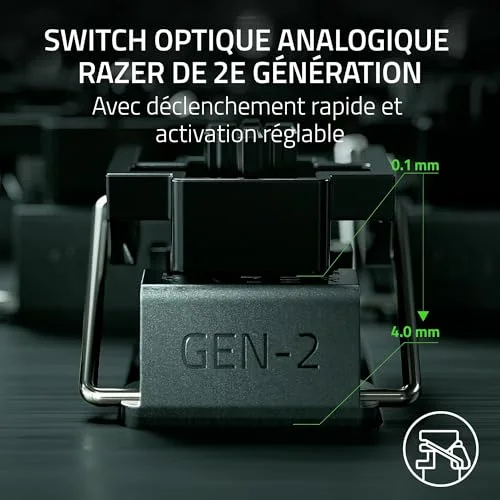 Razer Huntsman V3 Pro TKL Analog Optical - vue 4