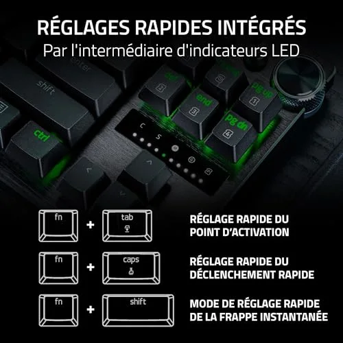 Razer Huntsman V3 Pro TKL Analog Optical - vue 7