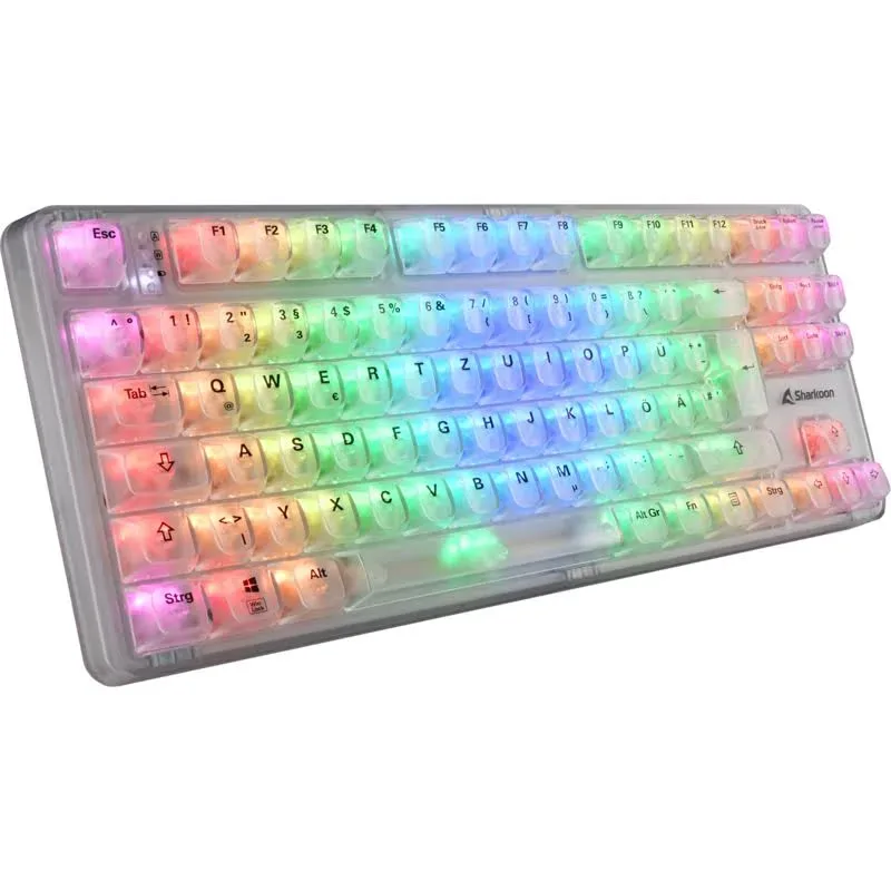 Sharkoon Cristal RGB Transparent - vue 1