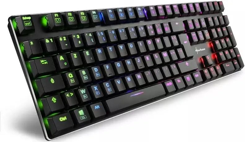 Sharkoon PureWriter RGB Bleu - vue 1