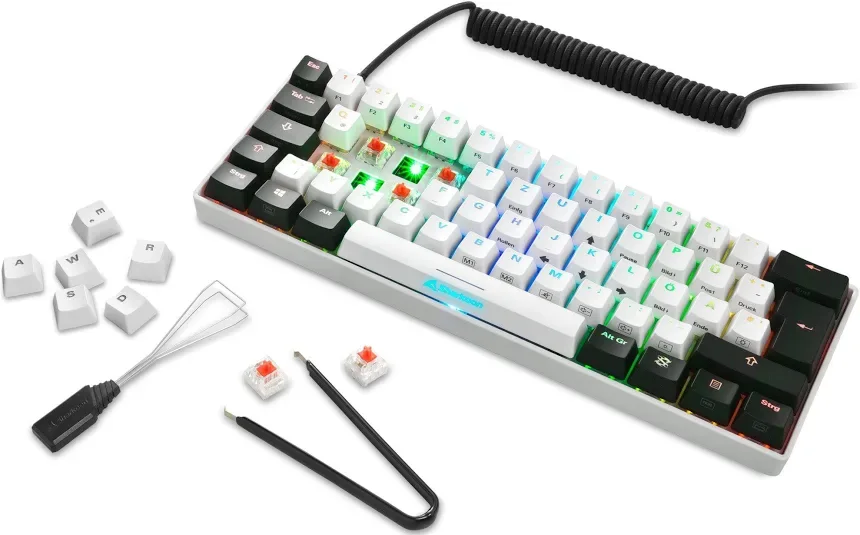 Sharkoon SGK50 S4 Blanc - vue 5