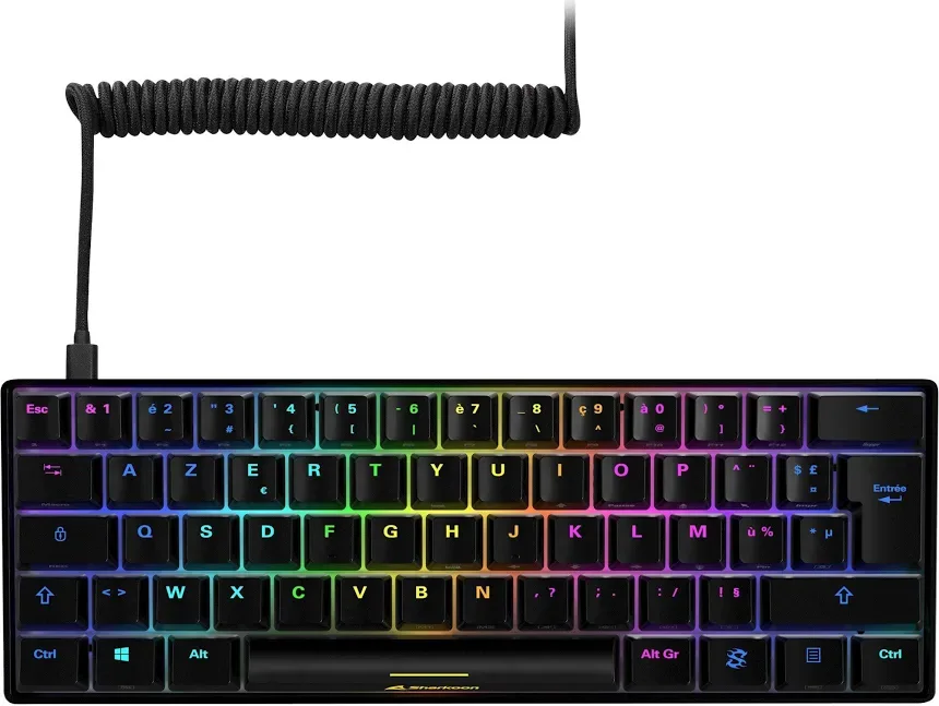 Sharkoon SGK50 S4 Noir - vue 3