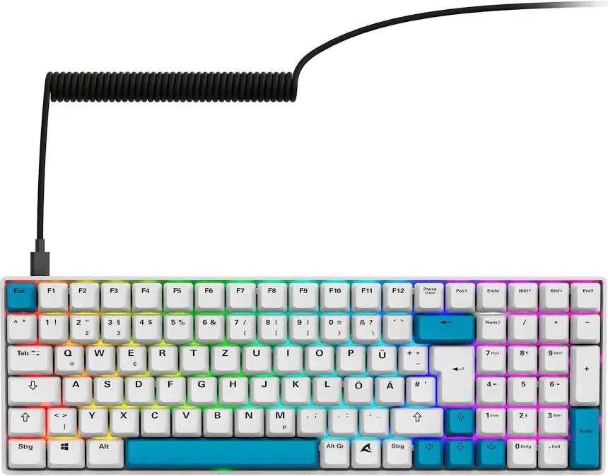 Sharkoon SKILLER SGK50 S2 PBT RGB - vue 4