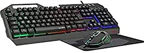 Speedlink TYALO Pack Gaming Clavier Souris Tapis RGB AZERTY