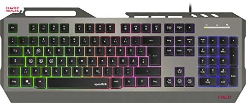 Speedlink TYALO Pack Gaming Clavier Souris Tapis RGB AZERTY - vue 2