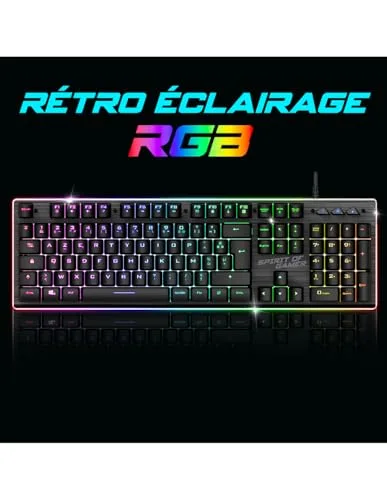 Spirit of Gamer Ultimate 600 Pack Clavier Souris Gaming Filaire RGB - vue 4