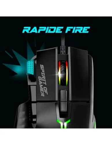 Spirit of Gamer Ultimate 600 Pack Clavier Souris Gaming Filaire RGB - vue 6