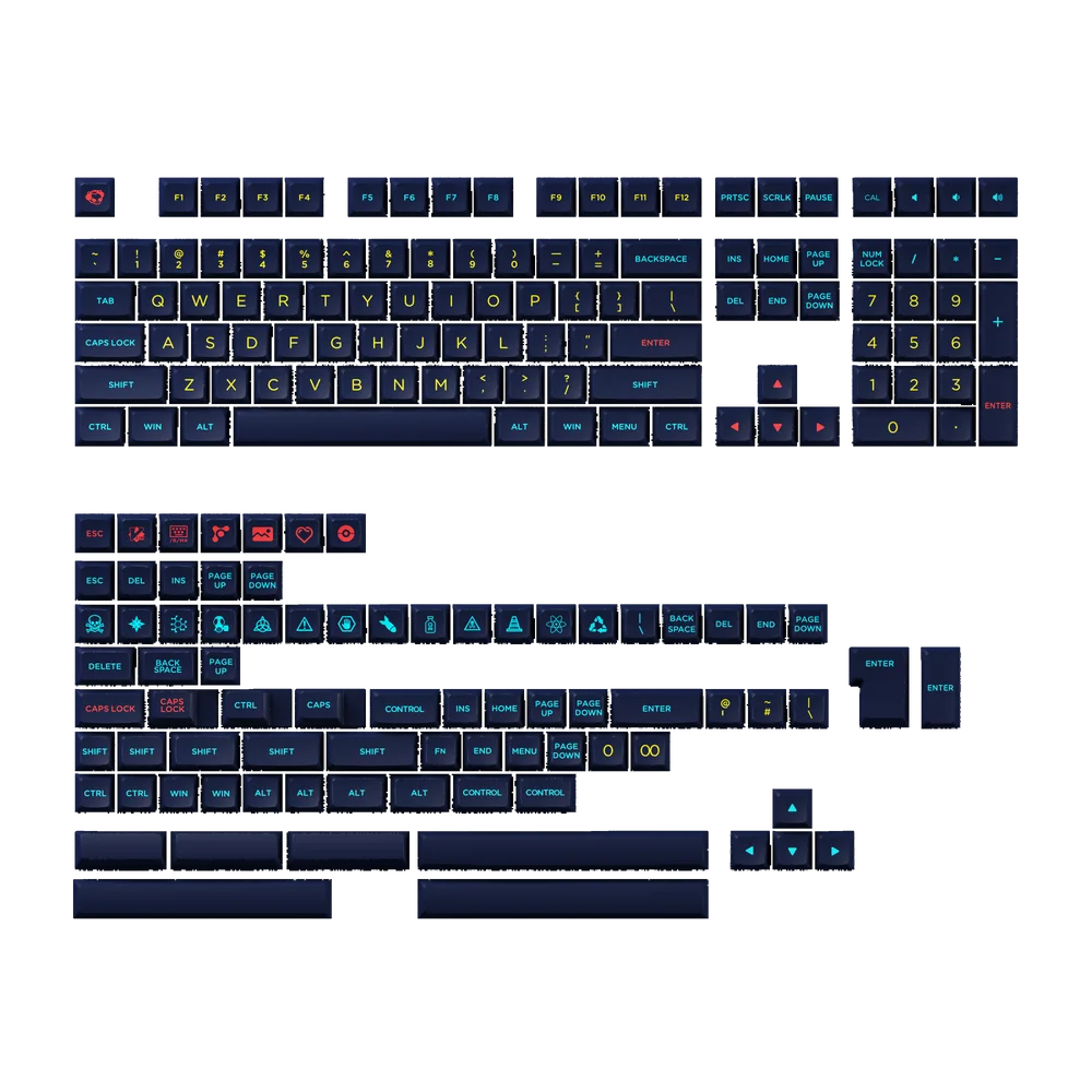 Starry Night Keycap Set (187-Key)
