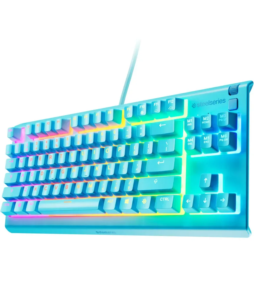 SteelSeries Apex 3 TKL Bleu - vue 1