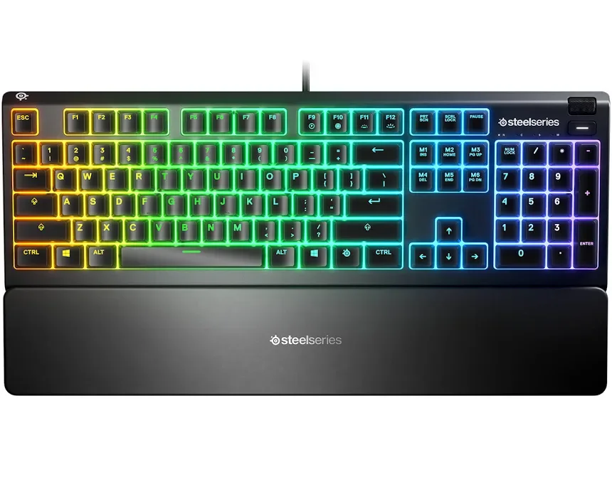 SteelSeries Apex 3 TKL Noir - vue 1