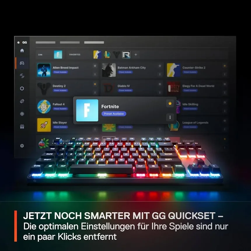 SteelSeries Apex Pro TKL GEN 3 Noir - vue 3