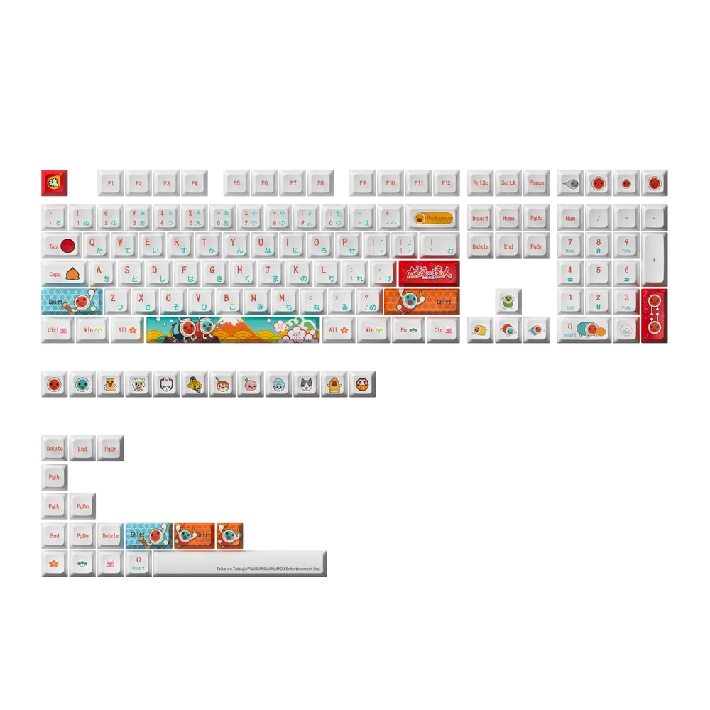 Taiko no Tatsujin Keycap Set (137-Key)