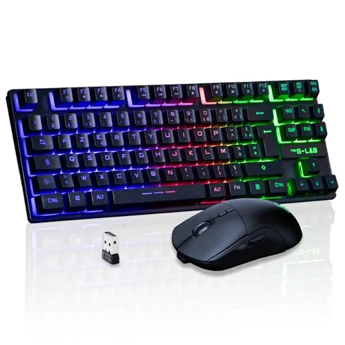 The G-Lab Combo Oxygen EX TKL sans fil membrane RGB