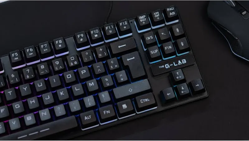 The G-Lab Keyz Caesium TKL Noir - vue 2