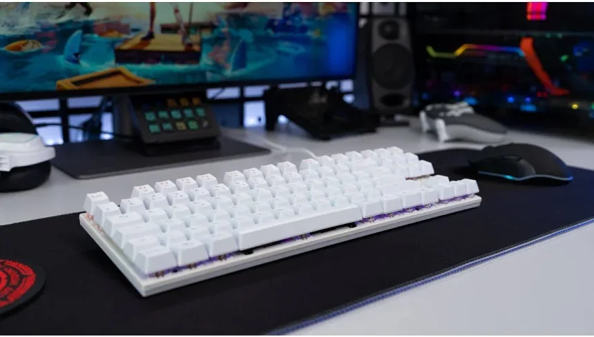 The G-Lab Keyz Mercury TKL Blanc - vue 4