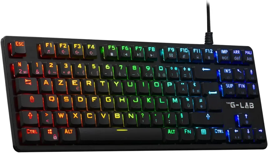 The G-Lab Keyz Platinium TKL Noir - vue 2