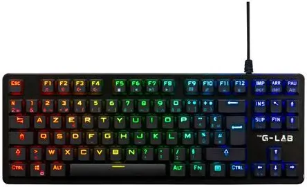 The G-Lab Keyz Platinium TKL Noir - vue 1