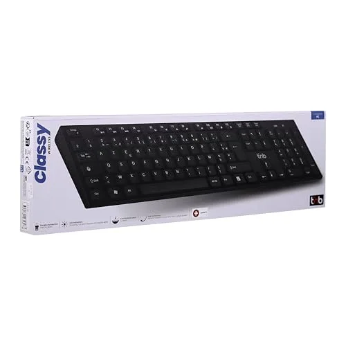 T'nB Classy Clavier sans fil 2.4 GHz QWERTZ Suisse noir - vue 2
