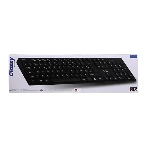 T'nB Classy Clavier sans fil 2.4 GHz QWERTZ Suisse noir - vue 3