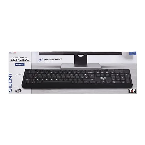T'nB Silent Clavier sans fil ultra silencieux AZERTY noir - vue 4