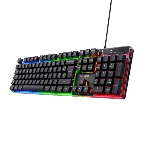 Trust GXT 835 Azor Clavier gamer membrane AZERTY