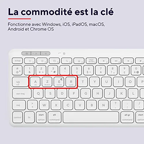 Trust Lyra Pack clavier-souris sans fil Bluetooth AZERTY - vue 4