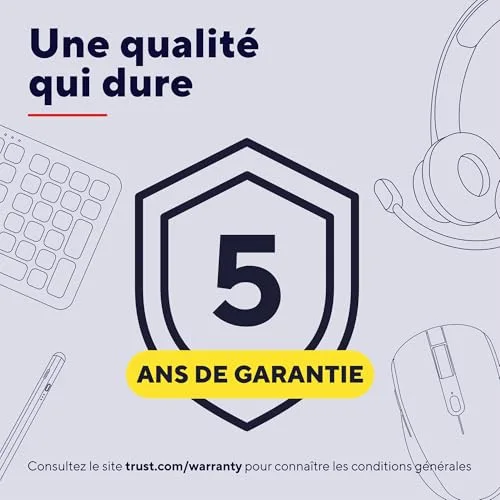 Trust Ymo II Pack clavier et souris sans fil AZERTY - vue 6