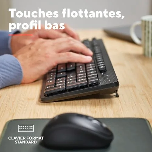 Trust Ymo II Pack clavier et souris sans fil AZERTY - vue 7