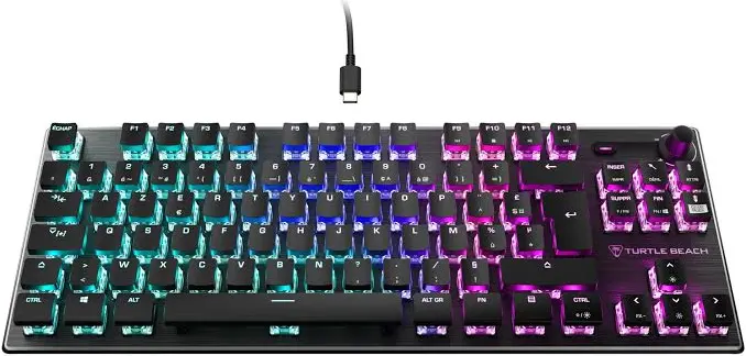 Turtle Beach Vulcan TKL Noir - vue 1