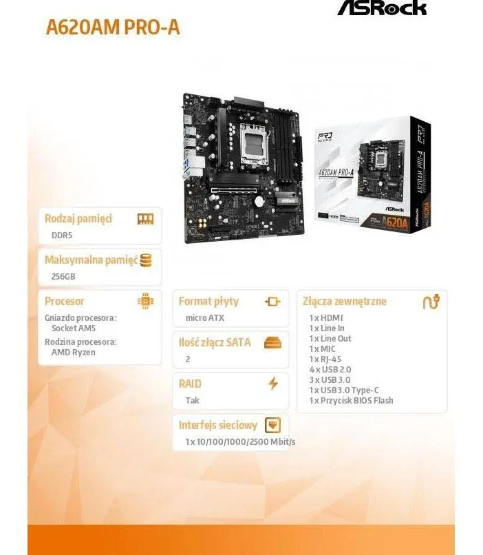 asrock A620AM PRO-A image 4