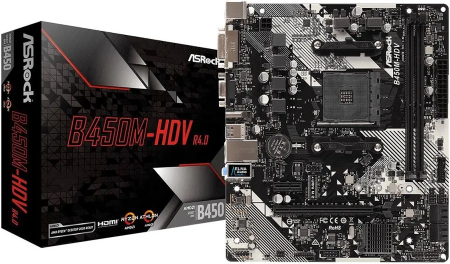 ASRock B450M-HDV R40 image 2