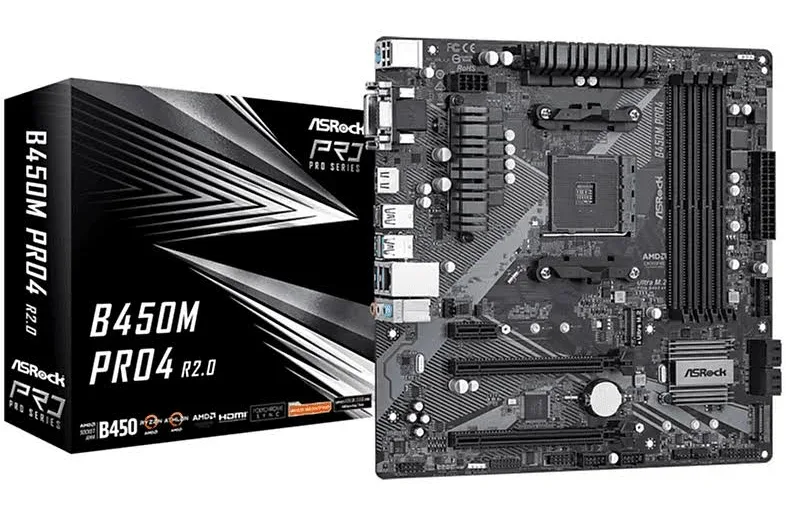 ASRock B450M Pro4 R20 image 1