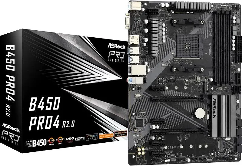 ASRock B450M Pro4 R20 image 2