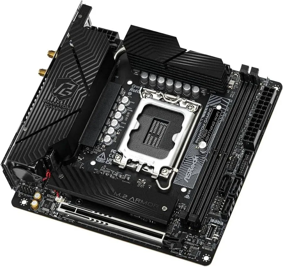 ASRock B760I  Mini ITX Phantom Gaming Lightning WiFi image 2