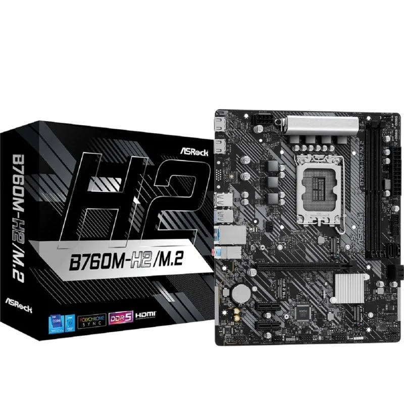 ASRock B760M-H2/ Intel B760  Micro ATX32 Gen2 