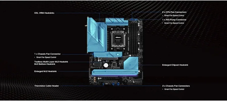 asrock B850 LiveMixer WiFi image 5