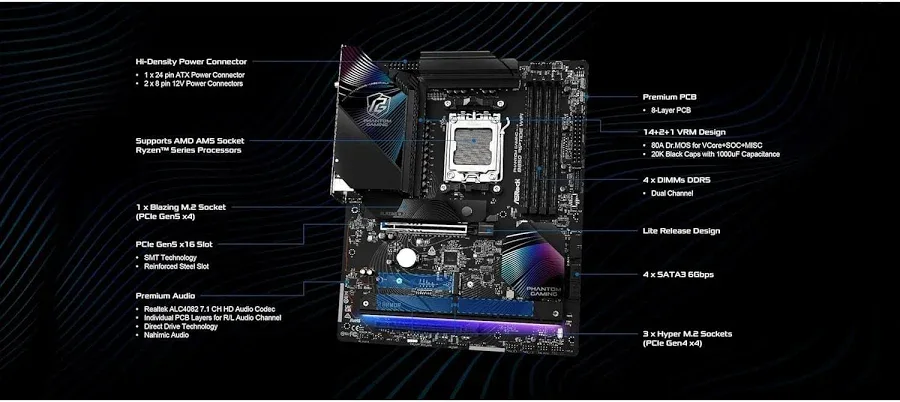 asrock B850 Riptide WiFi image 5