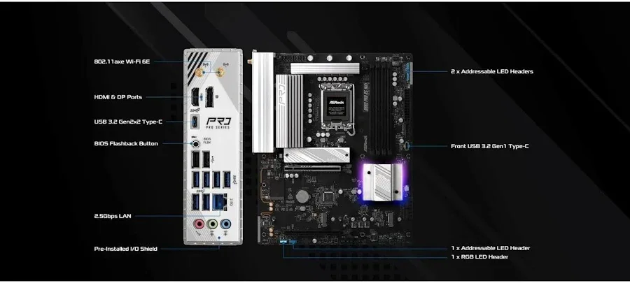 asrock B860 PRO RS WiFi image 5