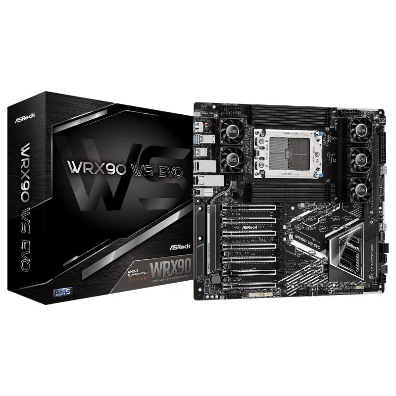 ASRock WRX90 Chipset WRX90sTR5 E-ATX WRX90 WS EVO 40