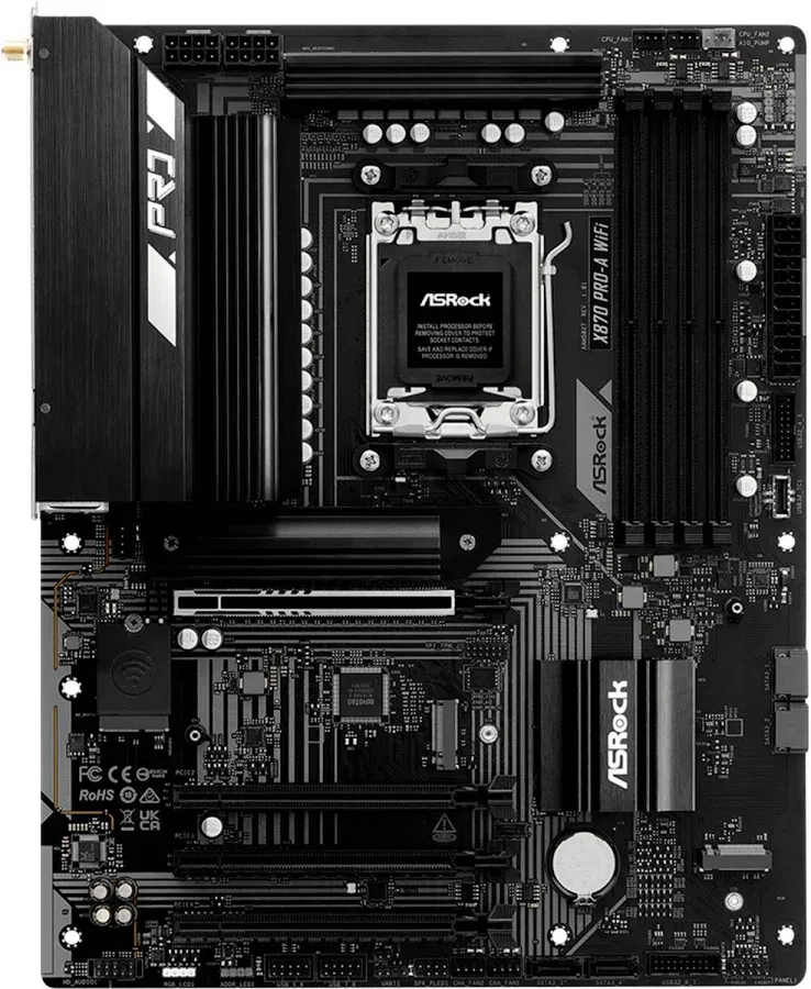 ASRock X870 Pro-A WiFi X870 ATX WiFi 7 image 2