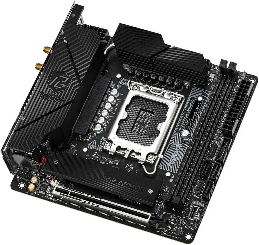 ASRock Z790I Intel Z790  Mini ITX Phantom Gaming Lightning WiFiRGB image 3