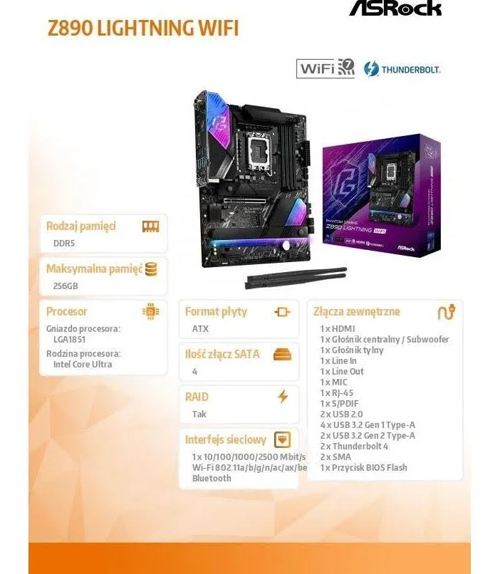 asrock Z890 Lightning WiFi image 3